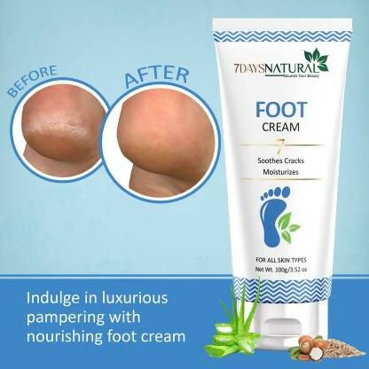 7 Days Feet Smooth Foot Crack Cracked Heel Repair Foot Cream - Swadesiicart