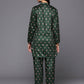 Ahalyaa Women's Traditional Wear Co-ods - Green
