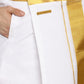 Sethukrishna White Solid Double Layer Readymade Dhoti For Men | Swadesiicart