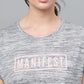 MKH Typography Printed Extended Sleeves Dri-FIT Relaxed Fit Sports T-shirt - Swadesiicart