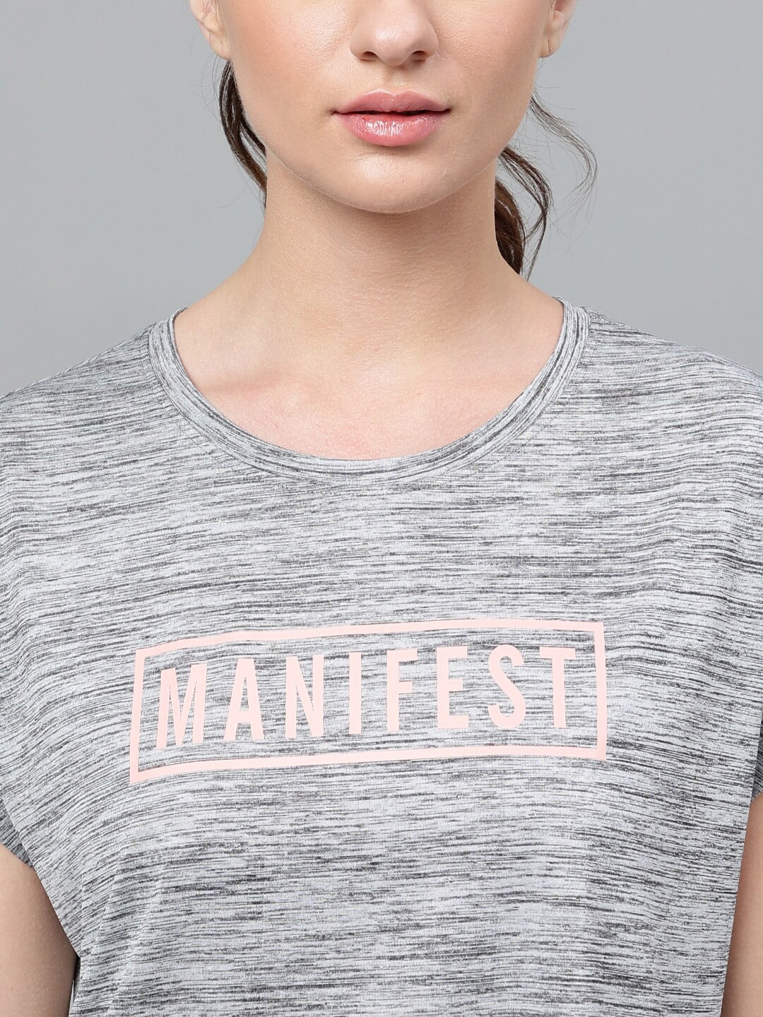 MKH Typography Printed Extended Sleeves Dri-FIT Relaxed Fit Sports T-shirt - Swadesiicart