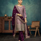 Anaita Light Purple Premium Embroidered with servos waki diamond Vichitra Silk Stitched Salwar Suit