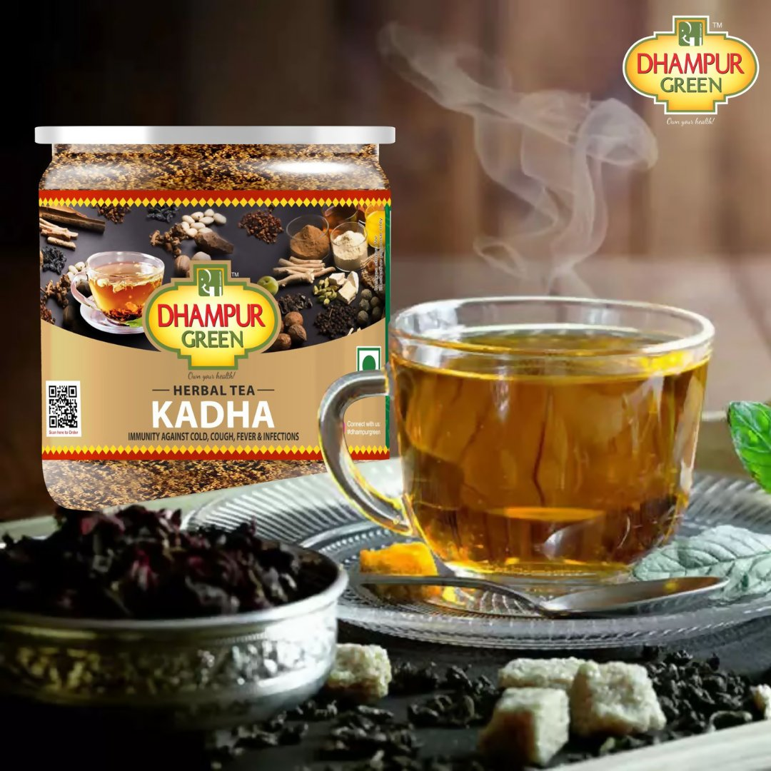 Dhampur Green Herbal Tea Kadha | Swadesiicart