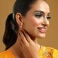 Ruby Raang Pink Kundan Studs | Swadesiicart