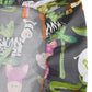 KLOTTHE Grey & Orange Cartoon Character Printed 300 TC King Bedsheet With 2 Pillow covers - Swadesiicart