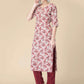 Kalini Floral Printed Regular Kurta with Trousers - Swadesiicart
