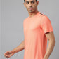 Alcis Round Neck Slim Fit Anti-Static T-Shirt