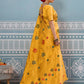 Shree Shyam Fashion Yellow Silk Saree