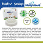 Kiddyshield Baby pH Balanced Soap for New Born & Kids - Swadesiicart