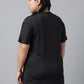 MKH Typography Printed Plus Size Drop Shoulder Sleeves Relaxed Fit Dri-FIT Sports T-shirt - Swadesiicart