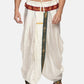 Sethukrishna Men Cream Solid Dhoti Pant | Swadesiicart