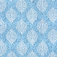 Urban Magic Blue Ethnic Motifs Printed Cotton 104 TC Queen Bedsheet With 2 Pillow Covers - Swadesiicart