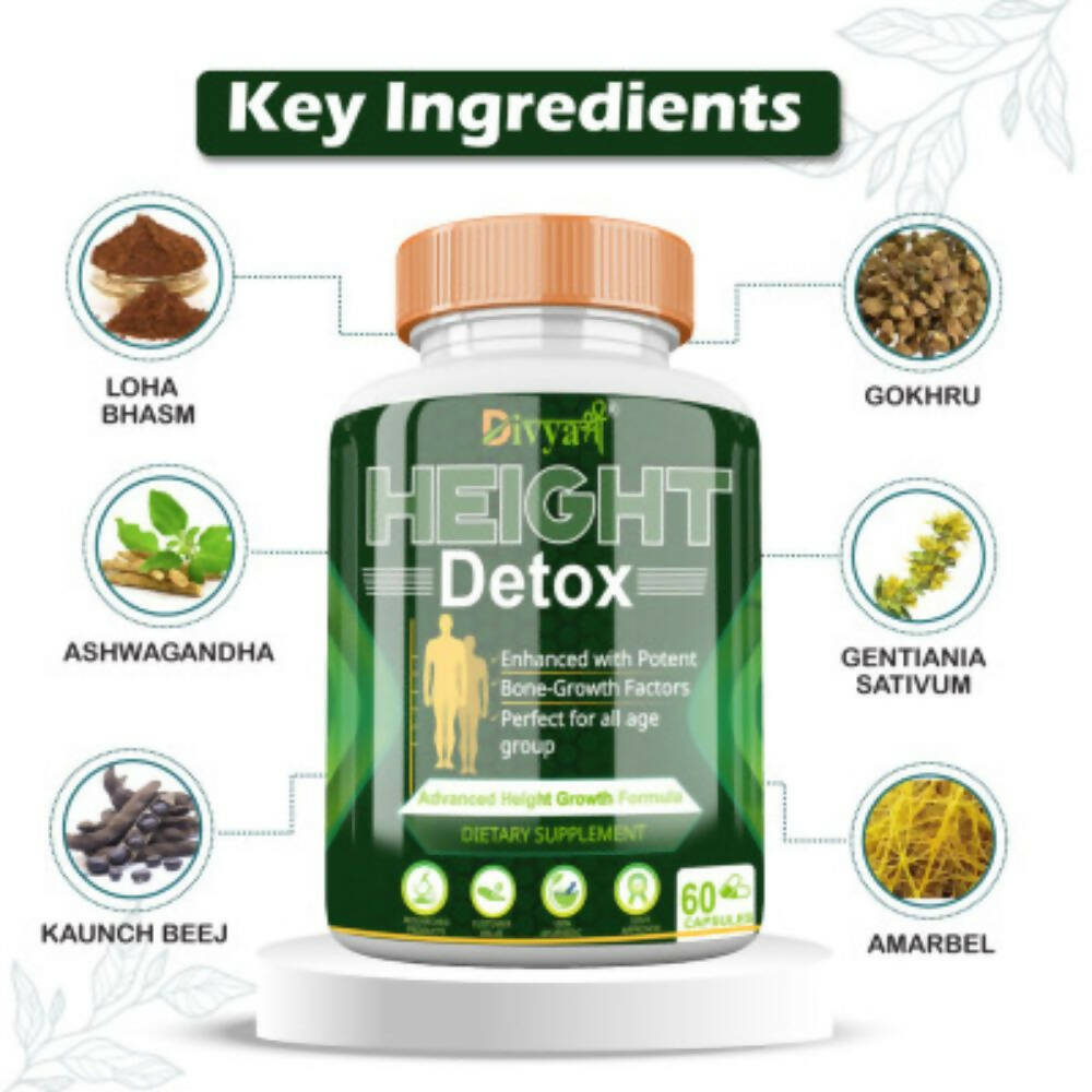 Divya Shree Height Detox Capsules - Swadesiicart