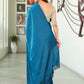 Tikhi Imli Solid Satin Saree | Swadesiicart