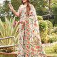Tikhi Imli White Floral Woven Design Saree | Swadesiicart