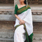 Kalini Checked Woven Design Banarasi Saree | Swadesiicart
