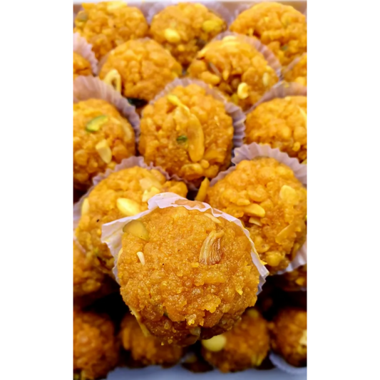 Hameedi Confectioners Zaffrani Moti Boondi Laddu | Swadesiicart