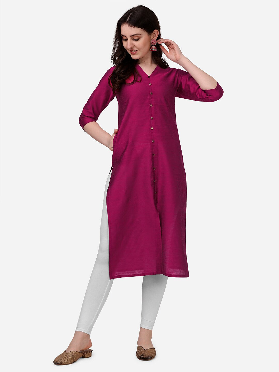 HERE&NOW Women Straight Kurta - Swadesiicart