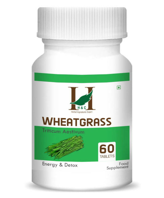 H&C Herbal Wheatgrass Tablets - Just Jaivik