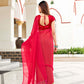 Tikhi Imli Georgette Half and Half Saree | Swadesiicart