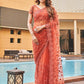 Tikhi Imli Embroidered Net Heavy Work Saree | Swadesiicart