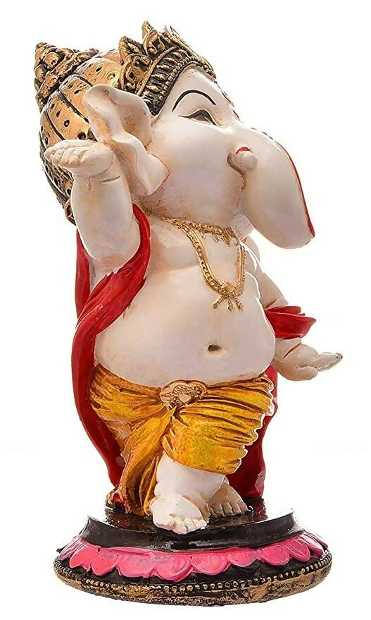 Dequera Polyresin Eco Friendly Lord Ganesha Ganpati Idol - Swadesiicart