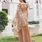 Tikhi Imli Embroidered Sequinned Ready to Wear Saree | Swadesiicart