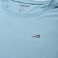 Alcis Men Blue Solid Slim Fit Gym T-shirt | Swadesiicart