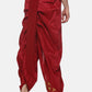 Sethukrishna Men Maroon Embroidered Dhotipants | Swadesiicart