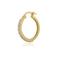 Gold-Polished With Cz Floral Bold Stud Earring - Wahe Jewels - Swadesiicart