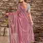 Tikhi Imli Supernet Party Ready to Wear Saree | Swadesiicart