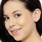 Silver & Red Toned Cz Studded Drop Earring For Women - Wahe Jewels - Swadesiicart