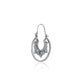 Gold-Polished Navy Blue Tasselled Contemporary Drop Earring For Women - Wahe Jewels - Swadesiicart