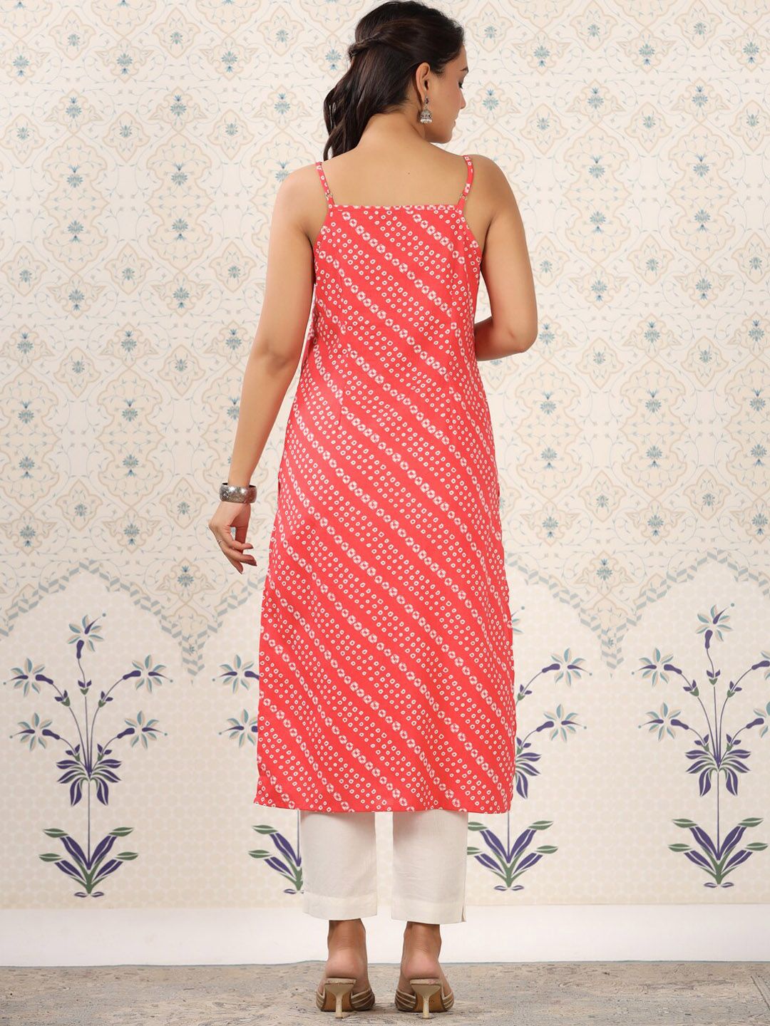 Ode by House of Pataudi Ethnic Motifs Printed Pure Cotton Kurta - Swadesiicart