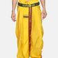 Sethukrishna Men Yellow & Red Readymade Dhoti | Swadesiicart