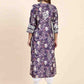 HOUSE OF KARI Floral Printed Chikankari Work Kurta | Swadesiicart
