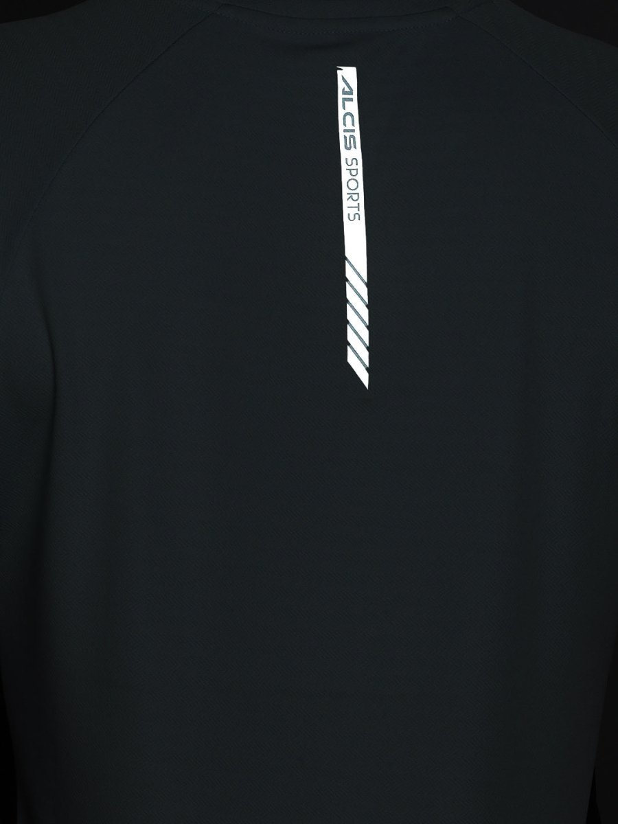 Alcis Men Striped Dry Tech Slim Fit T-shirt | Swadesiicart