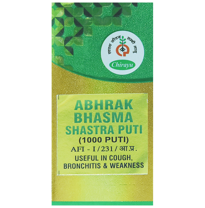 Chirayu Abhrak Bhasma Shastra 1000 Putti | Swadesiicart