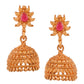 Saraf RS Jewellery Gold-Polished South Indian Imitation Bridal Temple Jewellery Set - Swadesiicart