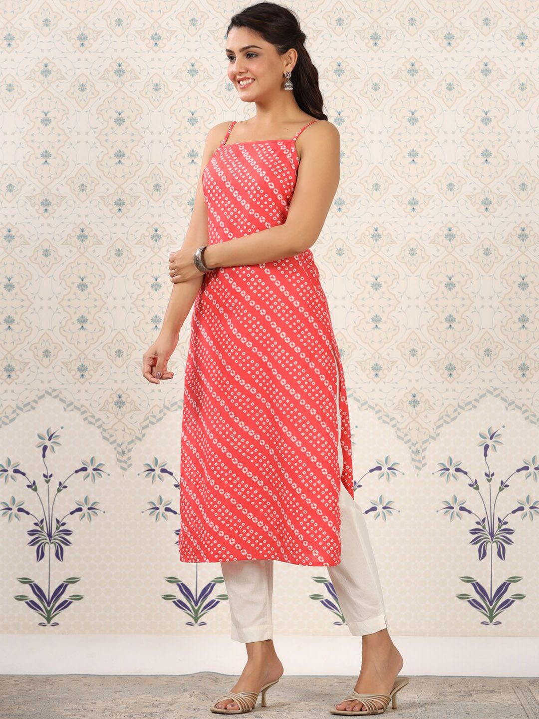Ode by House of Pataudi Ethnic Motifs Printed Pure Cotton Kurta - Swadesiicart