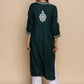 HOUSE OF KARI Chikankari Embroidered Straight Kurta | Swadesiicart