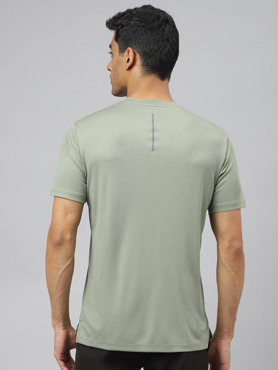 Alcis Men Drytech+ Anti-Static Slim-Fit Round Neck Running T-Shirt | Swadesiicart