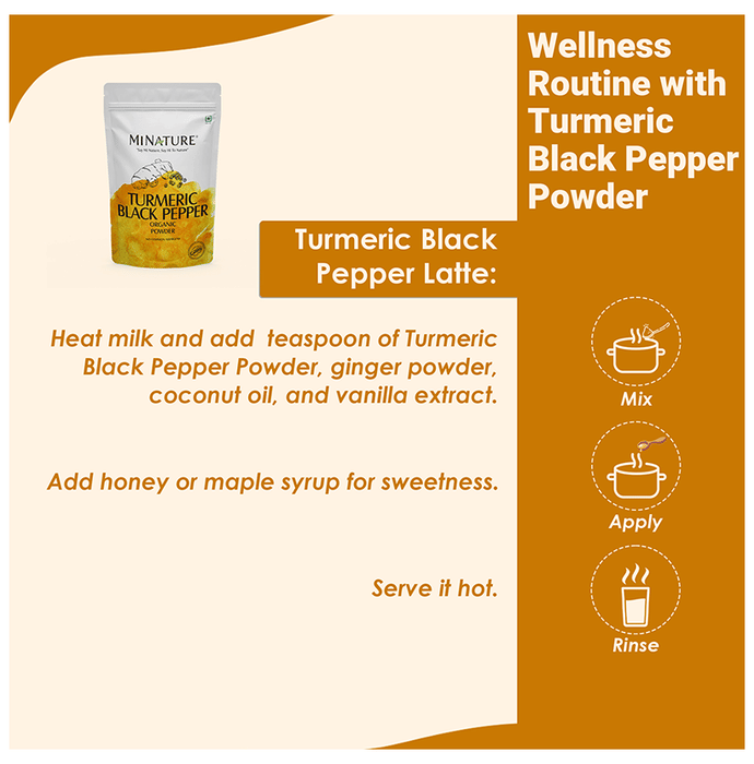 Minature Turmeric Black Pepper Organic Powder | Swadesiicart