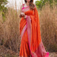 Kalini Ethnic Motif Woven Design Zari Banarasi Saree | Swadesiicart