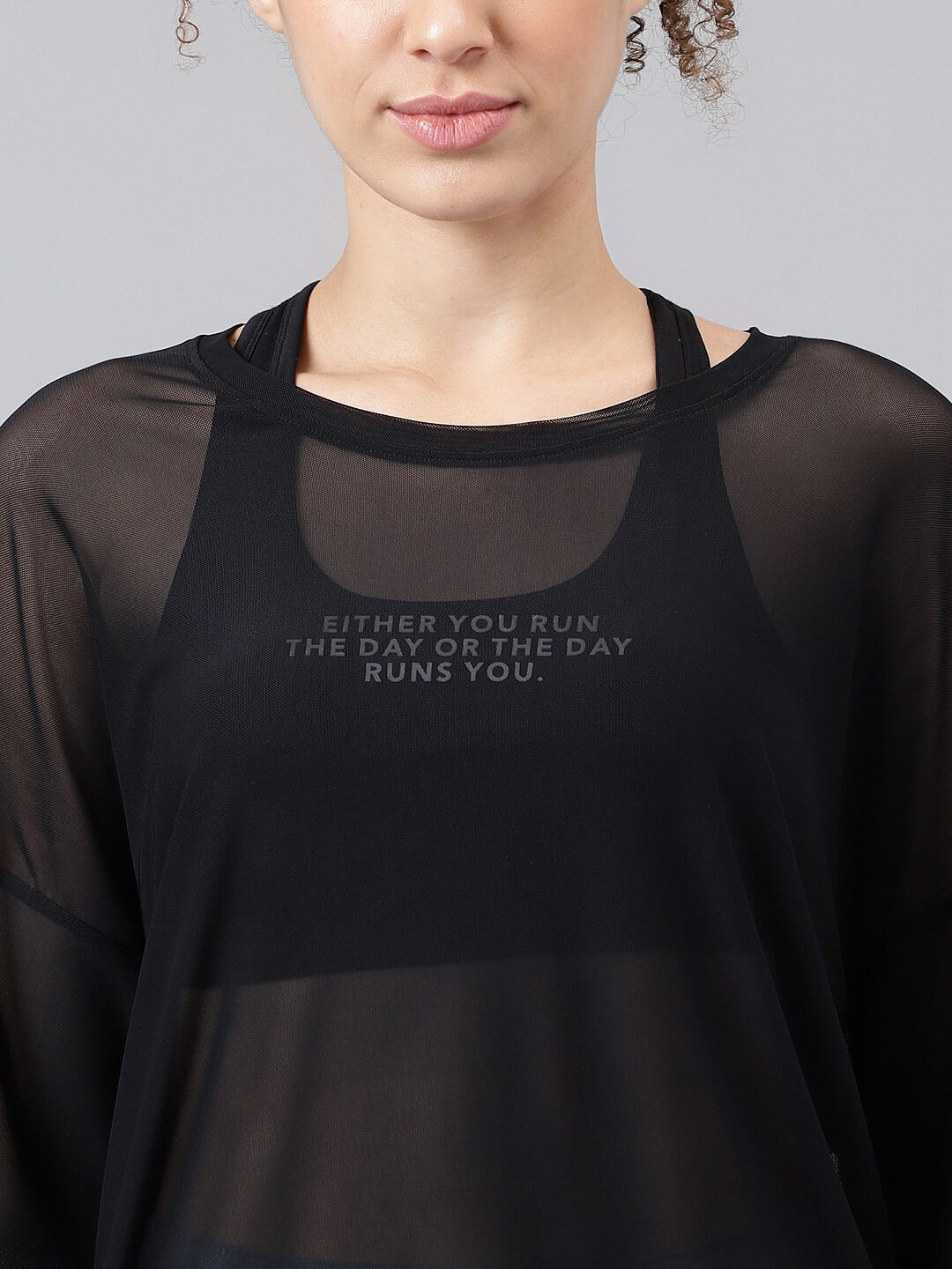 MKH Typography Printed Dri-FIT Relaxed Fit Sports T-shirt - Swadesiicart