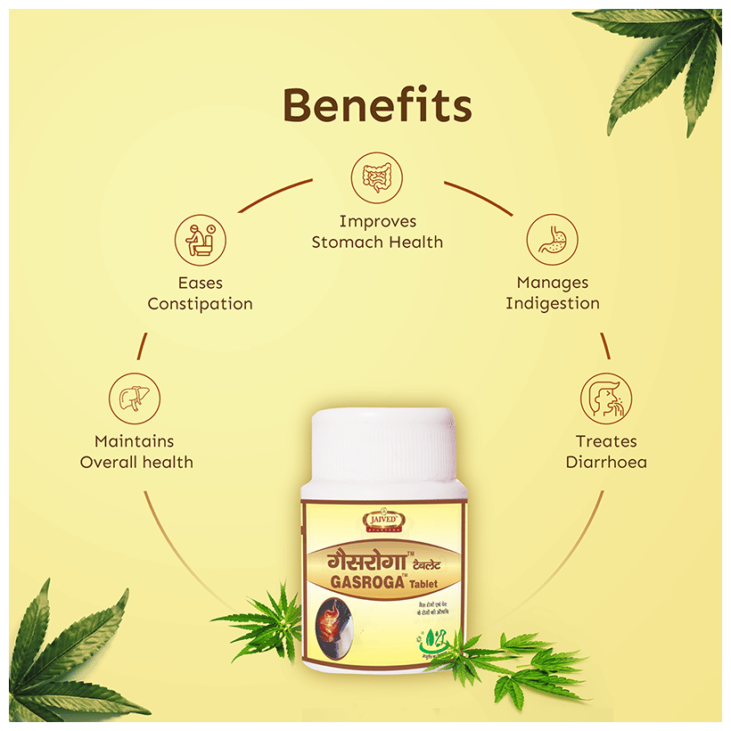 Jaived Ayurveda Gasroga Tablet | Swadesiicart