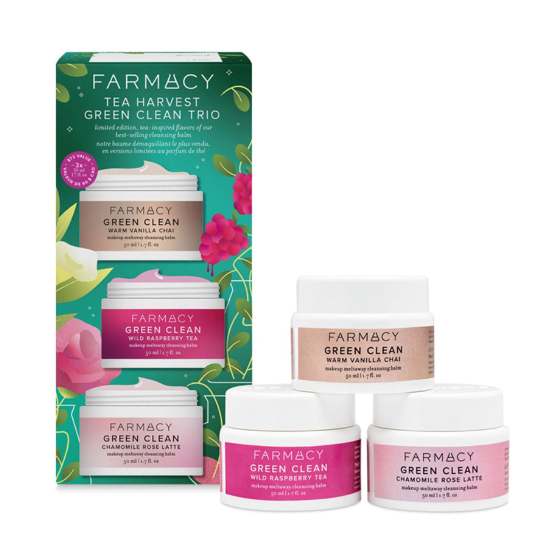 Farmacy Beauty Grean Clean Tea Harvest Trio - Swadesiicart