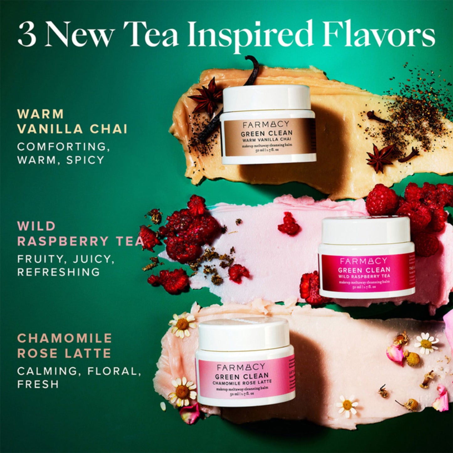 Farmacy Beauty Grean Clean Tea Harvest Trio - Swadesiicart