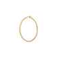 Gold-Polished Oval Shape Hoop Earrings For Women - Wahe Jewels - Swadesiicart