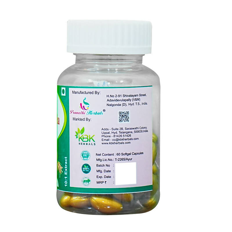 KBK Herbals Ashwagandha Extract Capsules - Swadesiicart